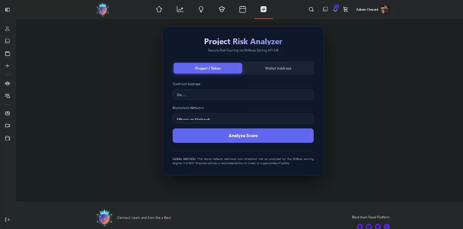 AI risk scanner